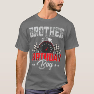 Bror till födelsedagspojken Tävling Tävla Driver T Shirt