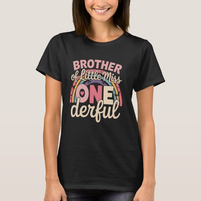 Bror till Frédénerful First Födelsedagsfest T Shirt (Framsida)
