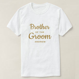 Bror till Groom Anpassningsbar T-Shirt