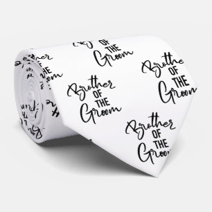 Bror till Groom Black and White Slips