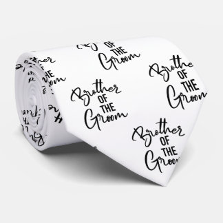 Bror till Groom Black and White Slips