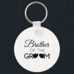 Bror till Groom Bröllopsfest Giftermål Nyckelring<br><div class="desc">Bror till Groom Bröllopsfest Giftermål</div>