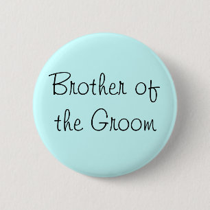 Bror till Groom Pin Knapp