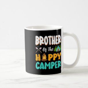 Bror till Happy Camper Familjen Camping Födelsedag Kaffemugg
