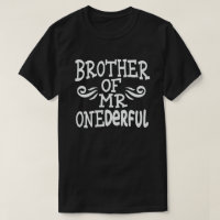 Bror till Onederful 1:a Birthday Party Matchin