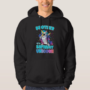 Bror till Unicorn Dabbing Unicorn Gi Hoodie