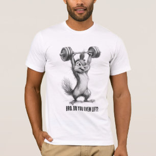 Brorsan Tränar Du Ens Rolig Gym T-Shirt