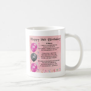 Brorsdotterdikt - 18th födelsedag kaffemugg