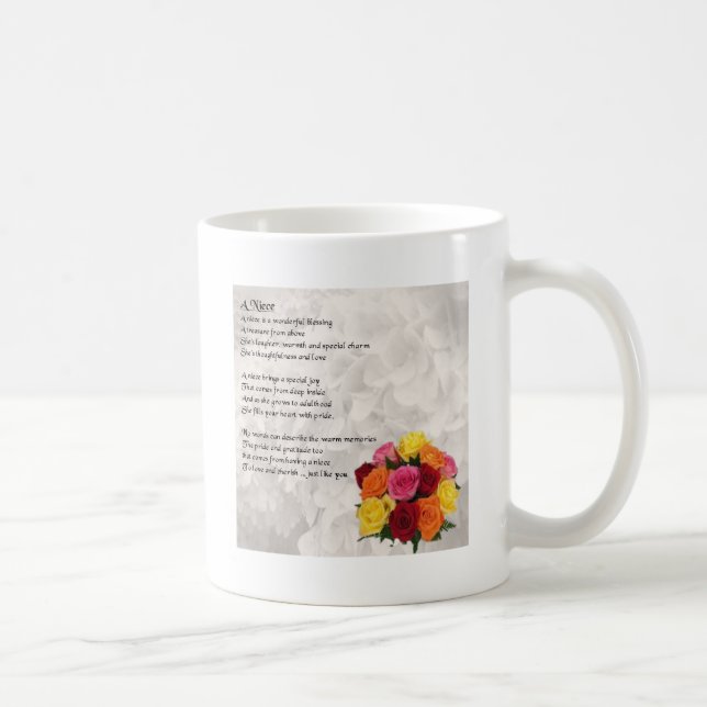 Brorsdotterdikt - blommor kaffemugg (Höger)