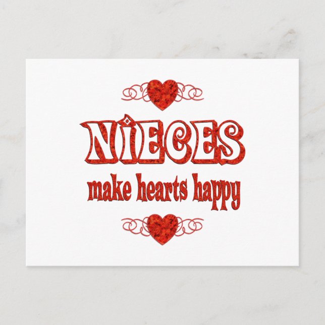 Brorsdotterhjärtor Vykort (Framsida)