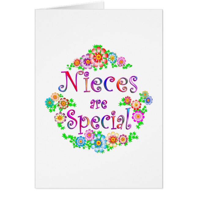 BRORSDÖTTRAR är speciella Hälsningskort (Framsidan)