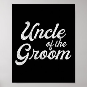 Brorson till brudgum T-shirts för män Rolig sängka Poster