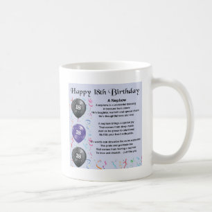 Brorsondikt - 18th födelsedag kaffemugg
