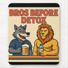 Bros Before Detox – Funny Lion and Wolf Cartoon Musmatta