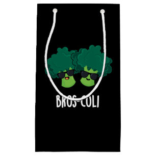 Bros-coli Funny Veggie Broccoli Pun Mörk BG