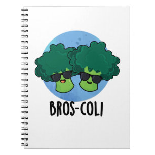 Bros-coli Rolig Broccoli-pun Anteckningsbok