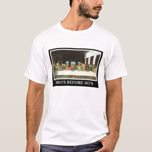 Bros för Hos, den sist kvällsmålet T Shirt (Framsida)