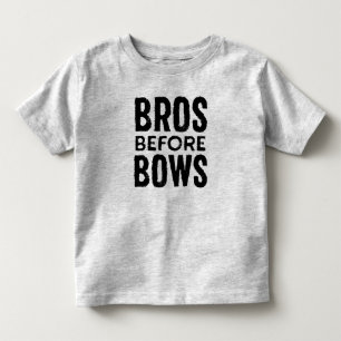 Bros före Bows Småbarn Shirt Tee Shirt