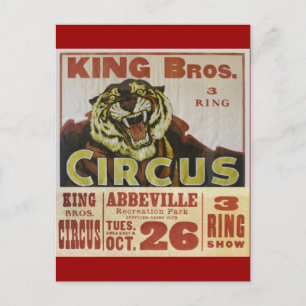 Bros mellan CIRCUS LINE-Kung. Circus- Vykort