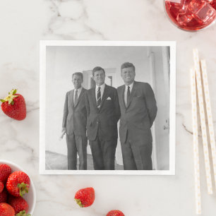 Bros, president John Kennedy, Robert & Ted Pappersservett