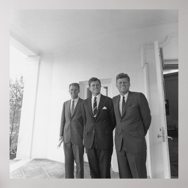 Bros, President John Kennedy,  Robert & Ted Poster (Framsidan)
