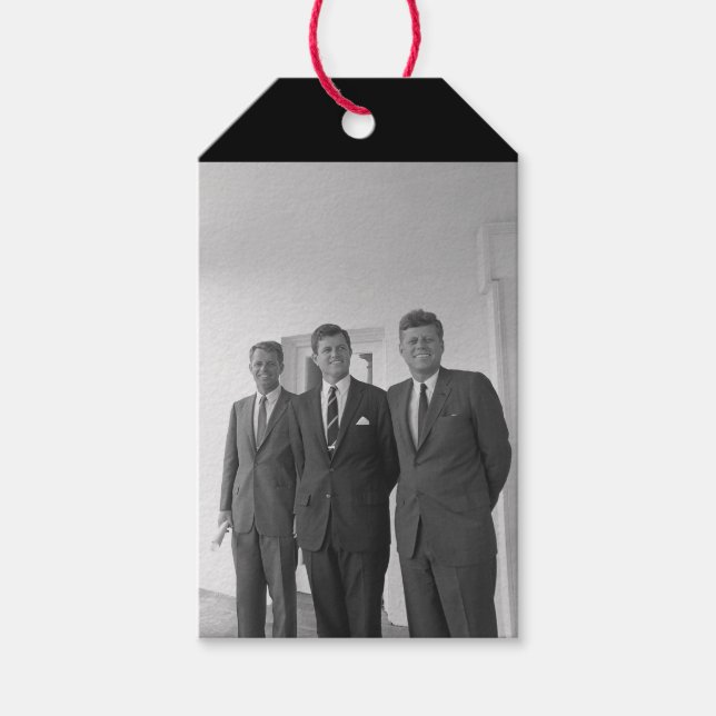 Bros, president John Kennedy, Robert & Ted Presentetikett (Framsidan)