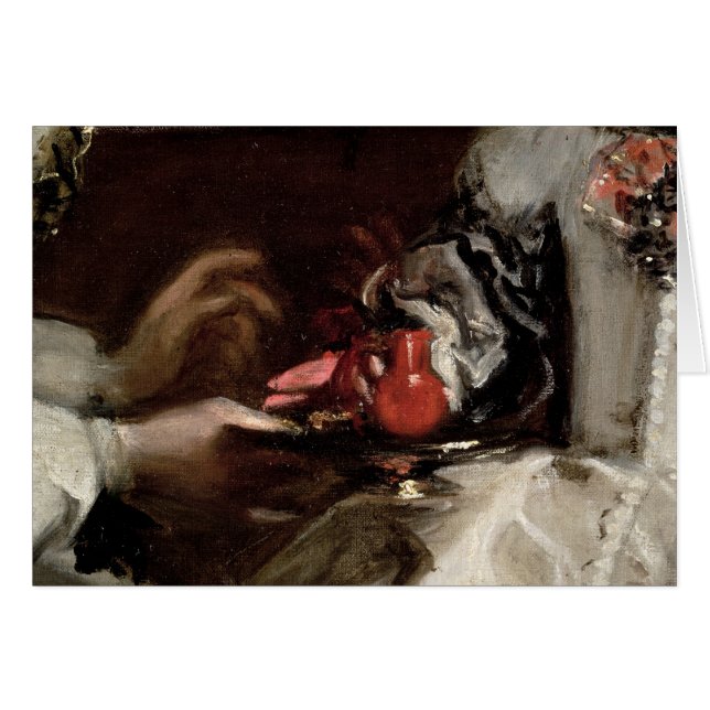 Broschen av Infantamargaritan Maria Hälsningskort (Framsidan Horizontal)