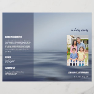 Broschyr om begravningsprogram