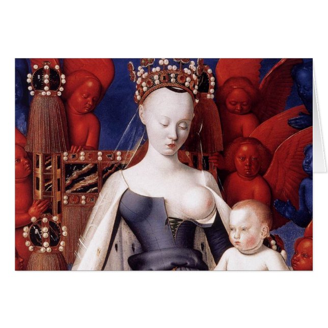 BRÖST AV MARY HÄLSNINGSKORT (Framsidan Horizontal)