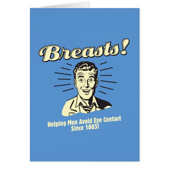 Bröst: Hjälper till att undvika kontakt med Öga Hälsningskort (Framsidan)