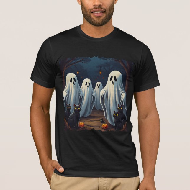 Bröstad nattbild t shirt (Framsida)