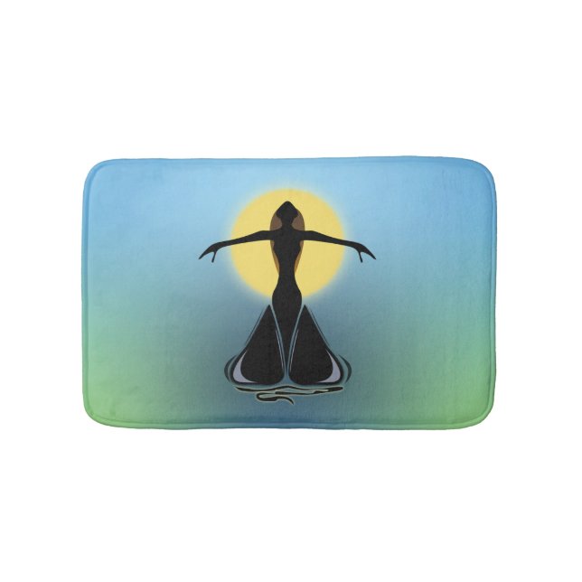 Bröstande hondjur badrumsmatta (Framsidan)