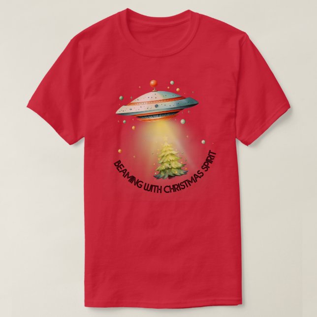 Bröstande med julstämning t shirt (Design framsida)
