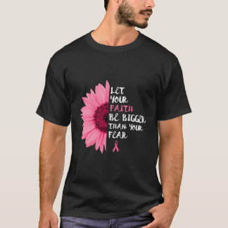 Bröstbenägenhet för bröstcancer Månad Flower K T Shirt