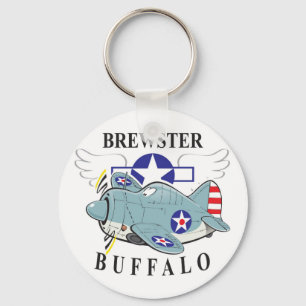 bröstbuffel nyckelring