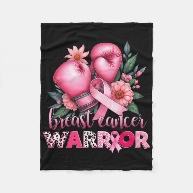 Bröstcancer 15 års överlevnad av att vara bröst Ca Fleecefilt (Framsidan)