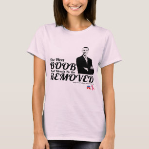 BRÖSTCANCER ANTI-OBAMA KONSERVATIV UPPMÄRKSAMHET T-SHIRT