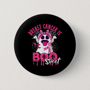 Bröstcancer är Boo Lakan Halloween bröstcancer Knapp