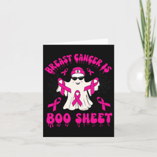 Bröstcancer är Boo Lakan Halloween bröstcancer Kort