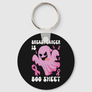 Bröstcancer är Boo Lakan Halloween bröstcancer Nyckelring