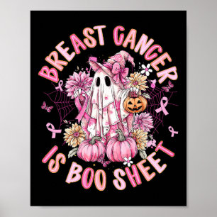 Bröstcancer är Boo Lakan Halloween bröstcancer Poster