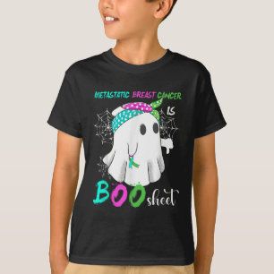 Bröstcancer är Boo Lakan Halloween Costume T Shirt