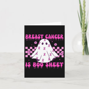 Bröstcancer är Boo Lakan Halloween Kort