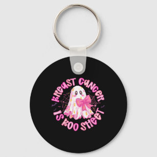 Bröstcancer är Boo Lakan Rosa Ghost Coquette Bow Nyckelring