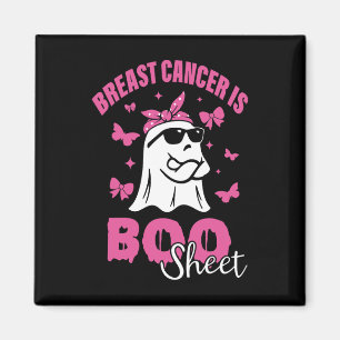 Bröstcancer är Boo Lakan Rosa Ribbon Funny Ghost Magnet