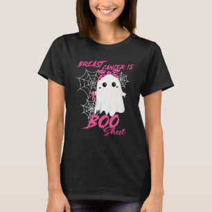 Bröstcancer är Boo Lakan Warrior Cute Ghost Rosa T Shirt