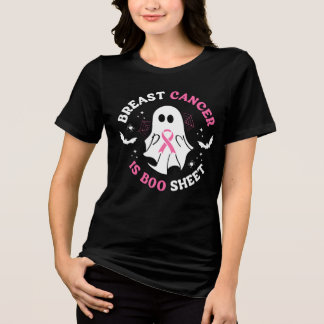 Bröstcancer är Boo Sheet Ghost T-shirt | Rolig Pin