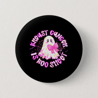 Bröstcancer är Boo Sheet Halloween Bröstcancer Knapp