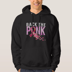 Bröstcancer Bakåt Rosa BR- sänkning BR- sänkning Hoodie