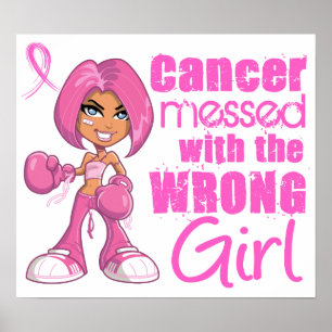 Bröstcancer Bekämpningsflicka 1 Poster
